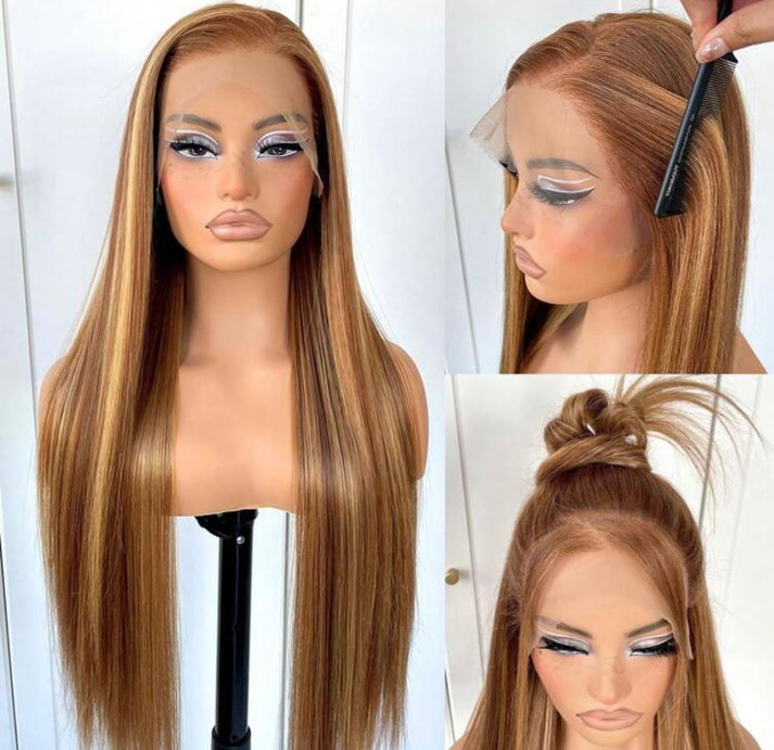 Human blend Piano wig